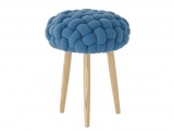  BLUE KNITTED STOOL GAN by GANDIA BLASCO 