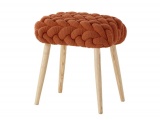  ORANGE KNITTED STOOL GAN by GANDIA BLASCO 