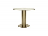  SCREW TABLE TOP LARGE TUBE BASE BRASS TOM DIXON 