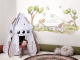 ���� MURAL CAR & KITE COORDONNE �������
