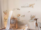 ���� MURAL FLYING BOOKS COORDONNE �������